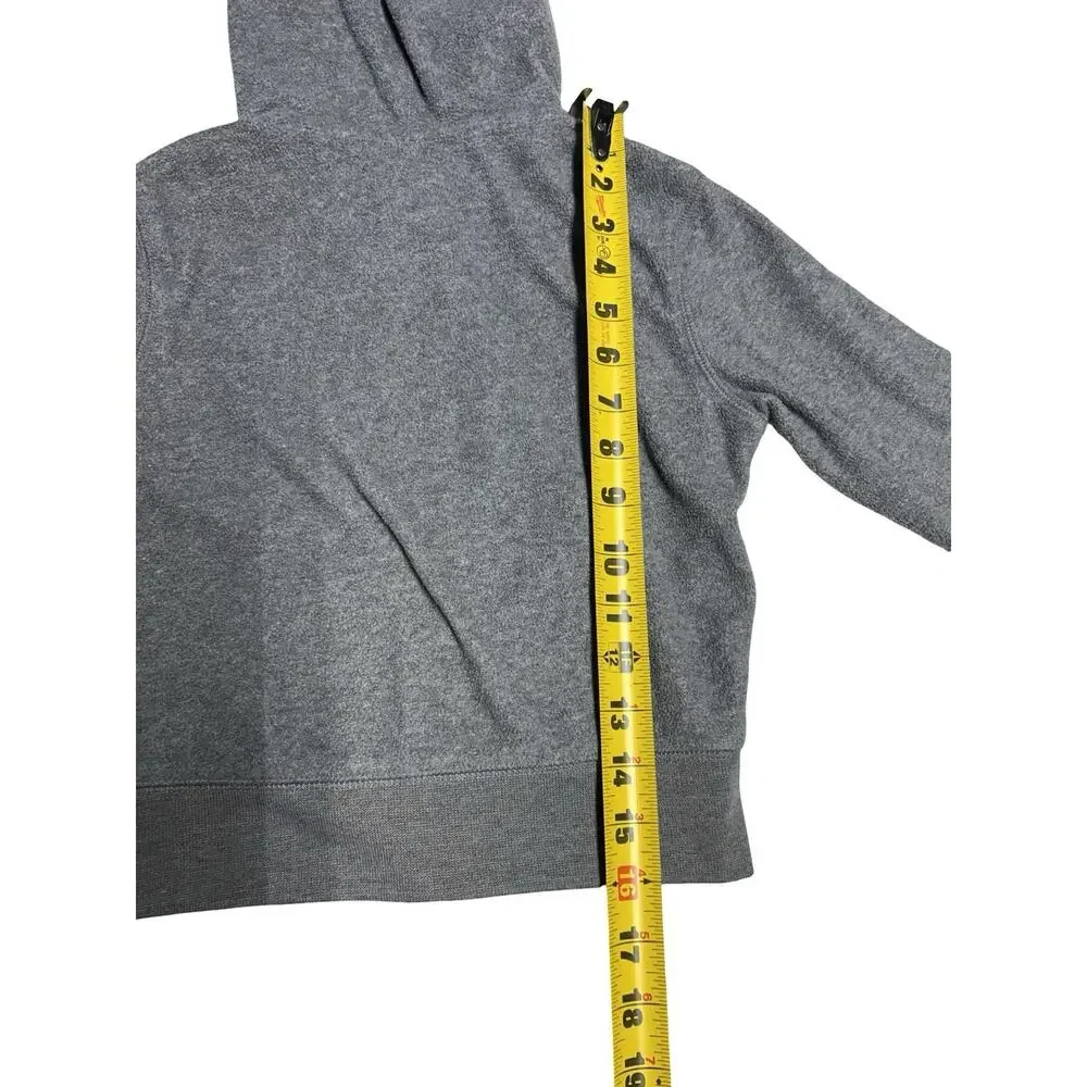 Gap Kids Logo Zip Hoodie Gray Full Zip Fleece Youth XS